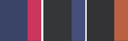 コンバース デコキッズのカラーバリエーション一覧(ディープブルー×ルビーレッド、ブラック×ディープブルー、ブラック×アプリコットオレンジ